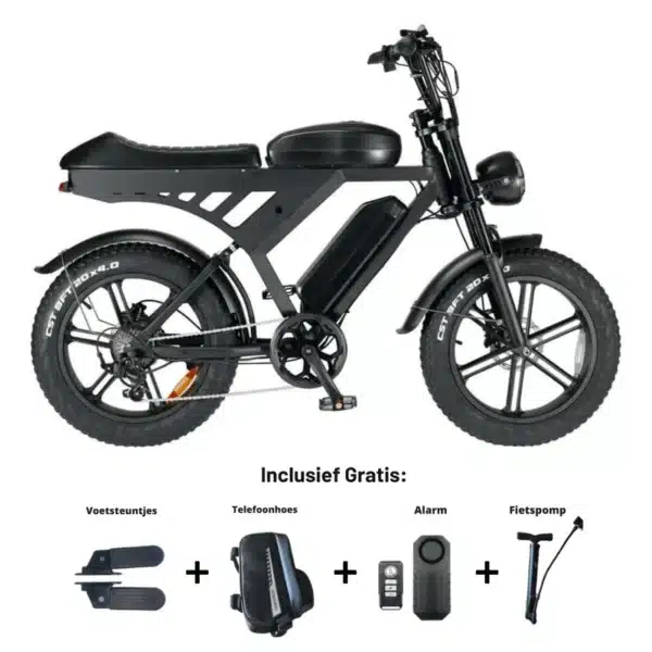 QM Wheel V30 Fatbike met Dubbele Accu – Tot 160 km Actieradius