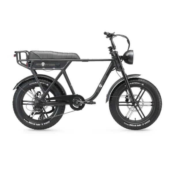 Ape Ryder A10 Pro – Fatbike – Zwart – 20×4.5 inch – Accu 36V (10Ah) – 250W Achterwielmotor – Shimano 7 Versnellingen – Hydraulische Remmen